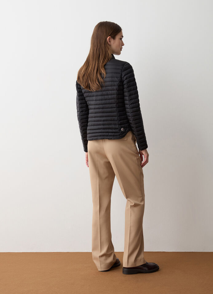 Autumn down jacket with shaped hem image number 3