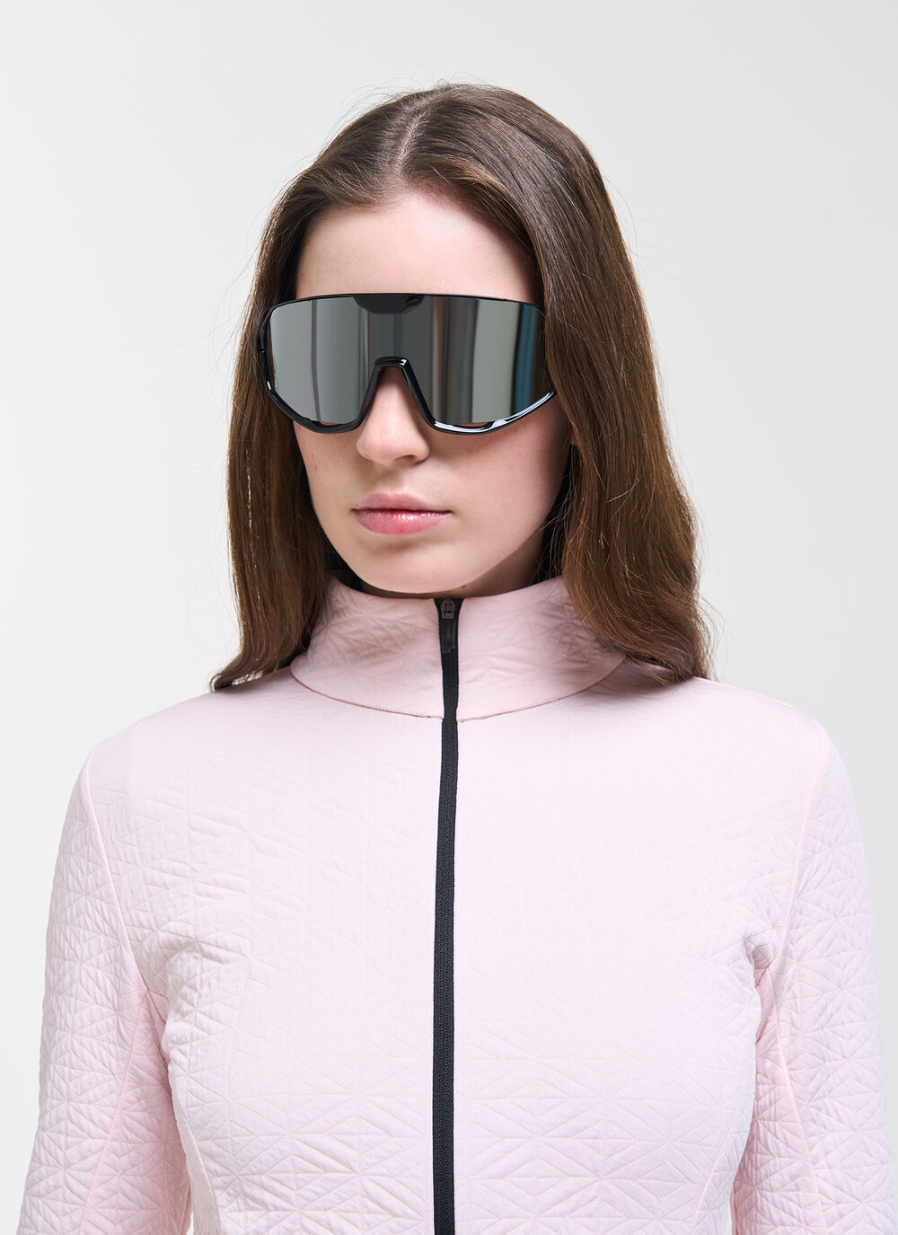 Full-zip ski fleece with jacquard design