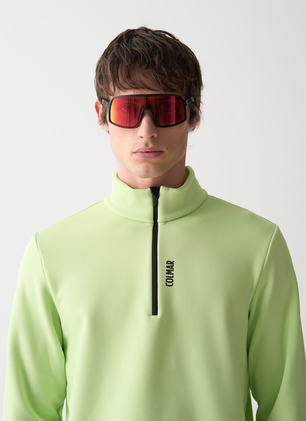 Half-zip stretch ski fleece image number 2