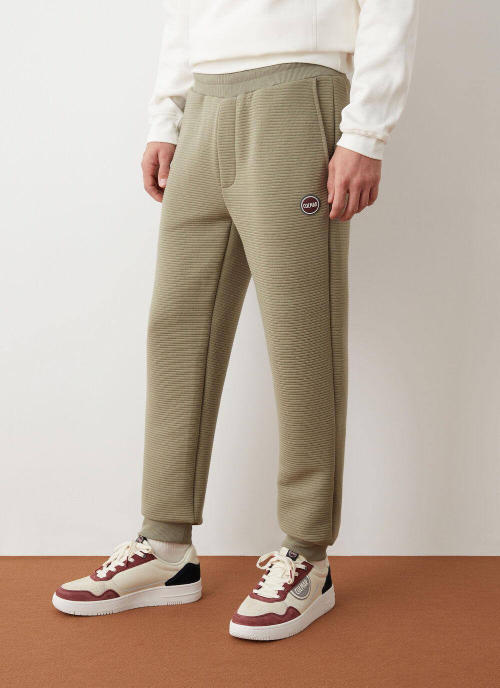 Ribbed ottoman sweatpants image number 0