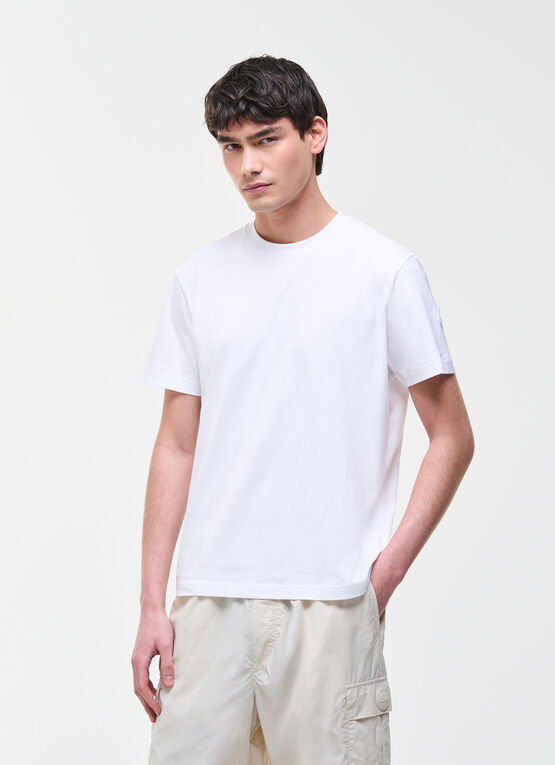 Cotton round-neck T-shirt