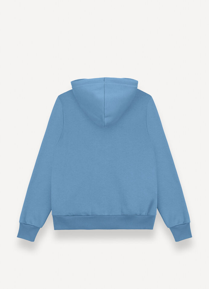 Full zip cotton sweatshirt image number 5