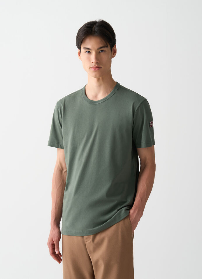 Cotton round-neck T-shirt image number 0