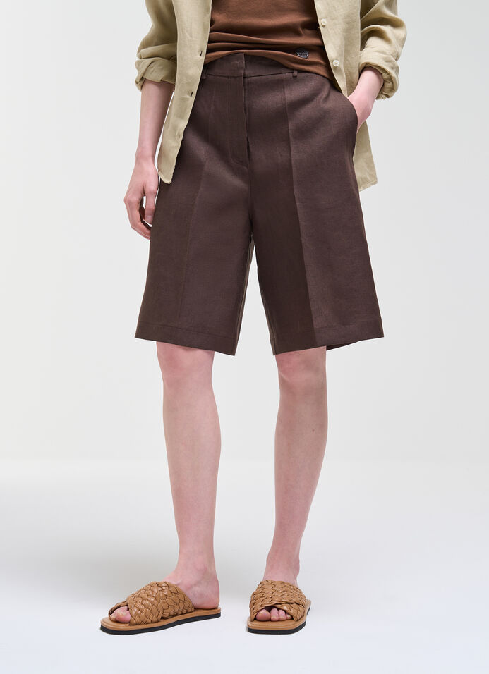 Linen Bermuda Shorts