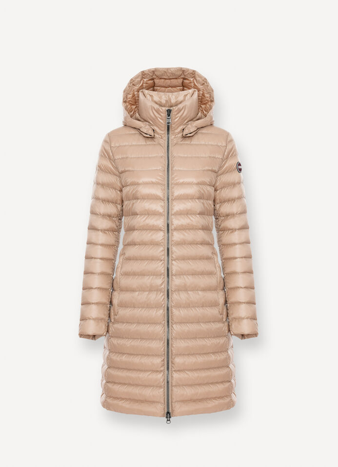 Autumn-weight down jacket with detachable hood image number 4