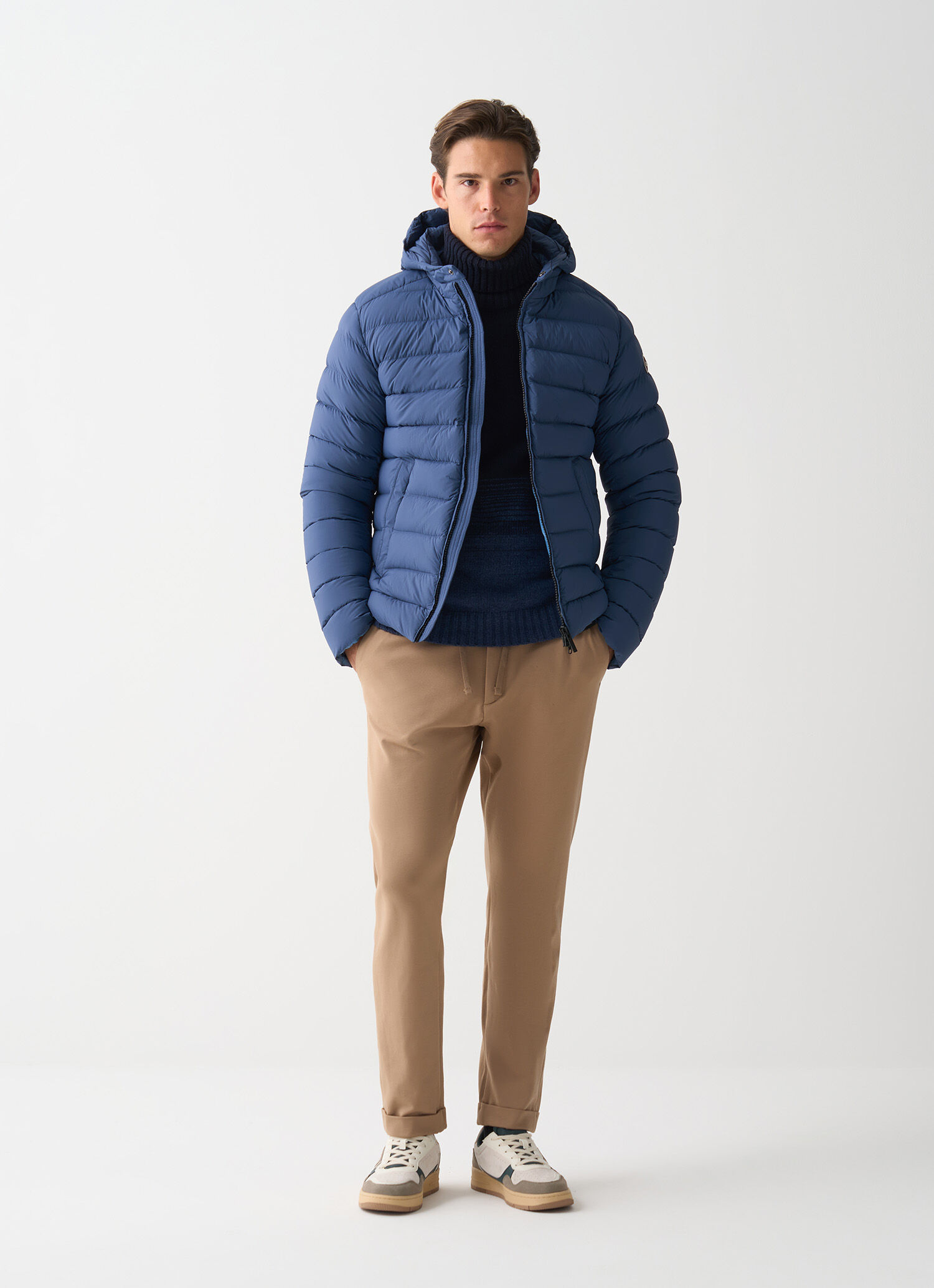 ダウンジャケット・コート COLMAR ORIGINALS FW24 DOWN JACKET WITH HOOD (2295 9YM693) Down jacket with hood - MODERN BLUE | Colmar