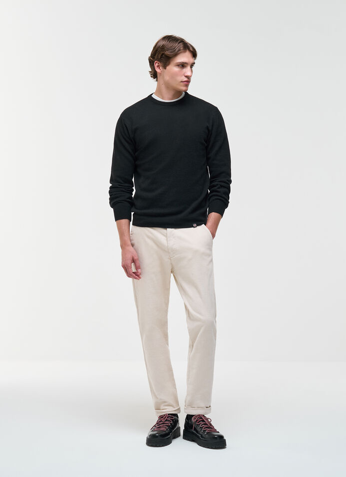 Fine-knit pullover