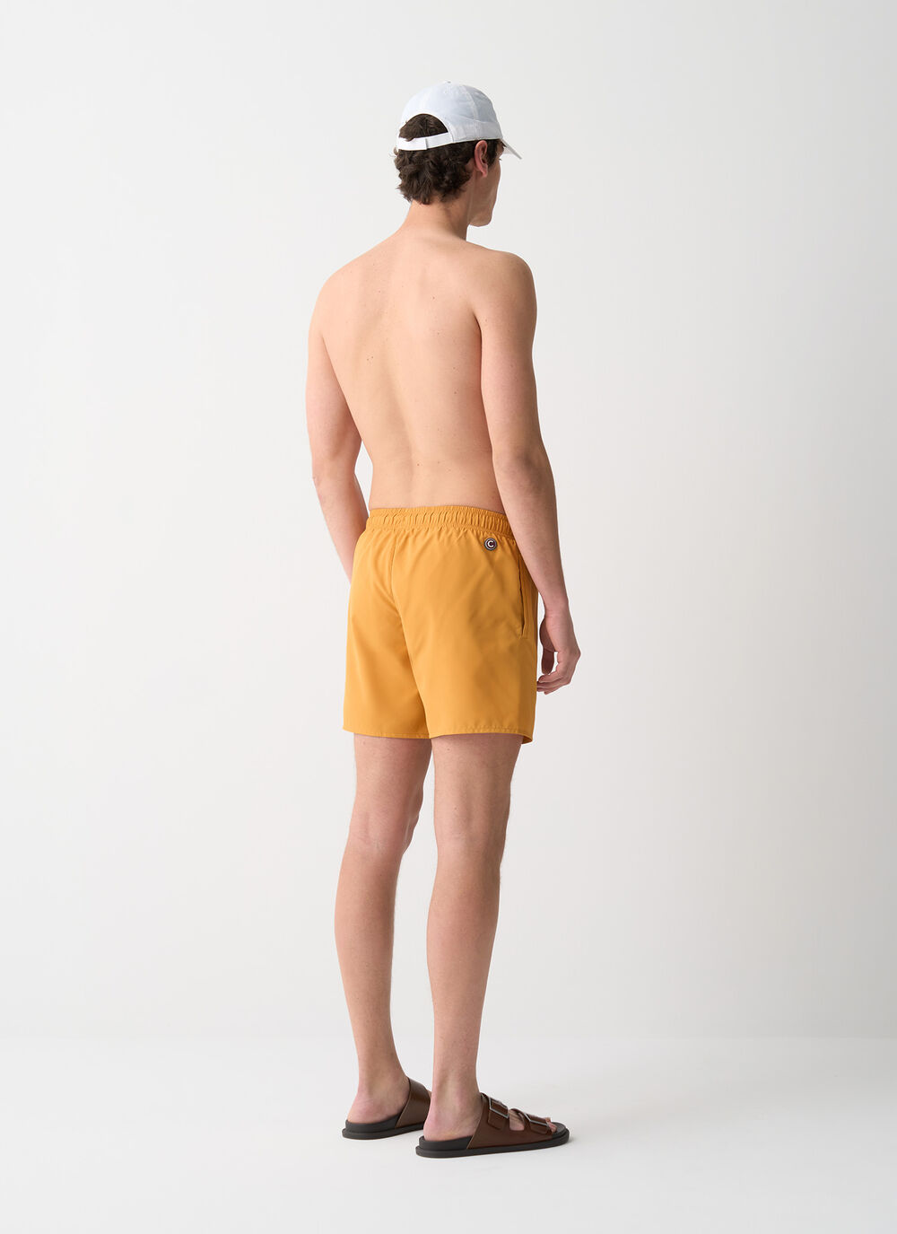 Solid-colour swimsuit image number 3