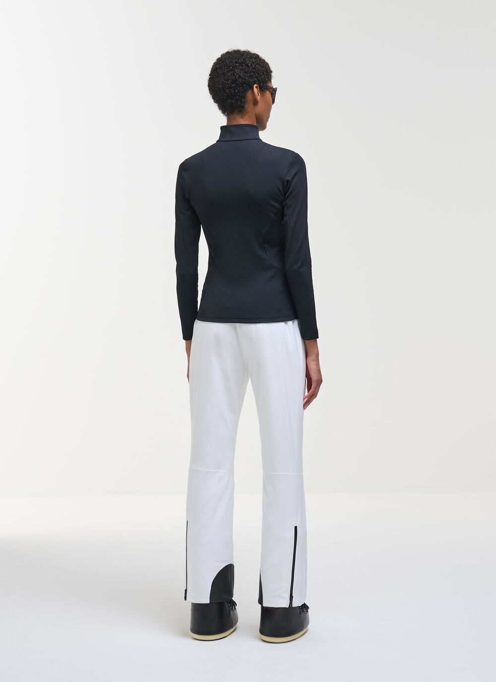 Half-zip jacquard fleece ski fleece image number 2