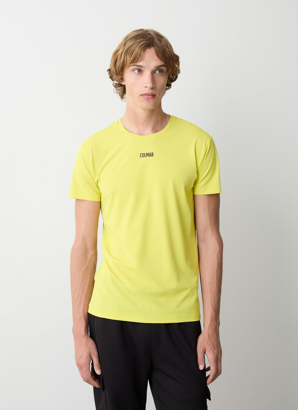 Short-sleeved T-shirt in stretch jersey image number 0