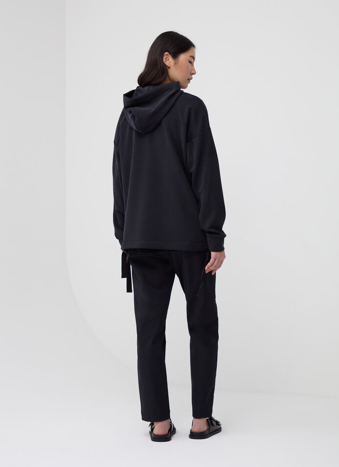 Hooded sweatshirt with drawstring hood image number 3