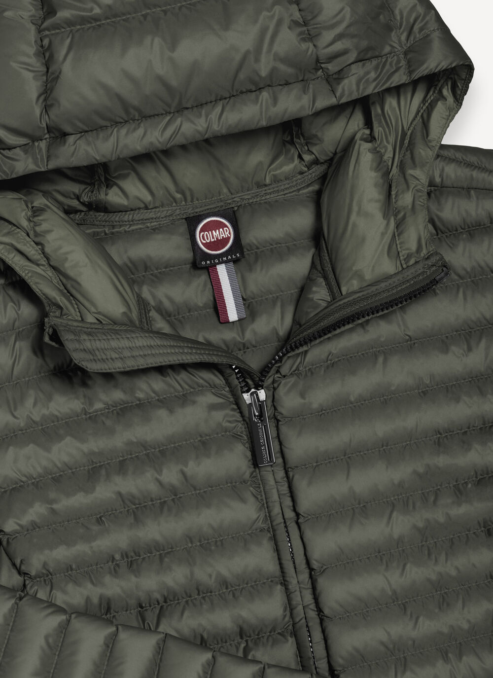 Light down jacket with hood image number 6