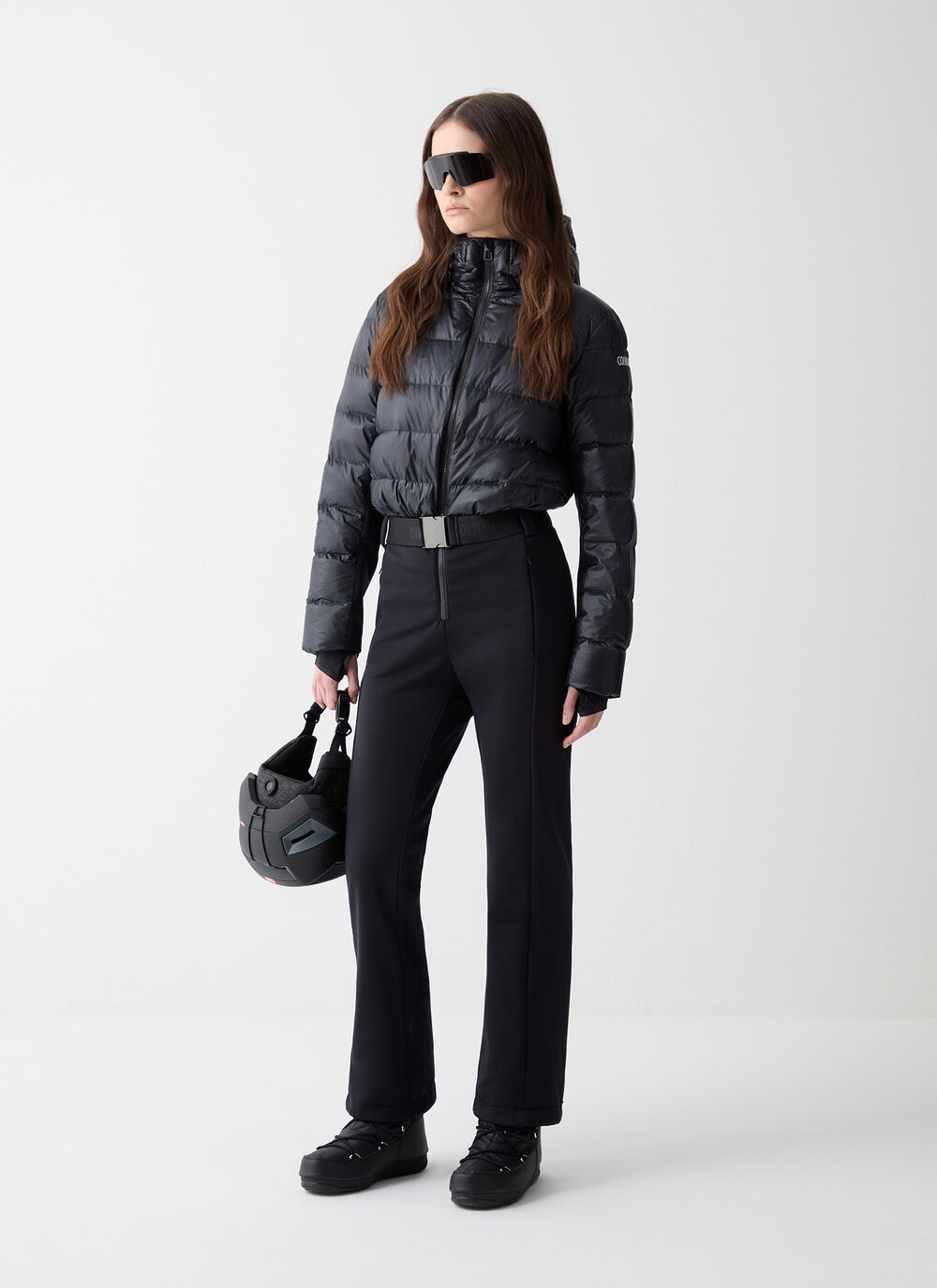 Softshell and down ski suit image number 0