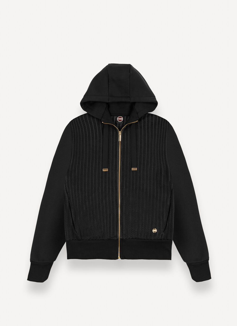 Cable-knit hooded sweatshirt image number 4