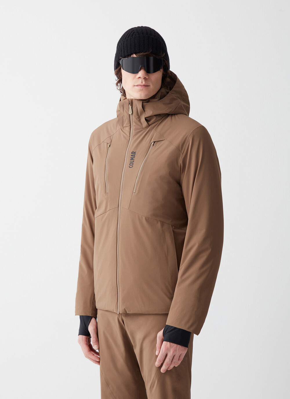 Stretch ski jacket with balaclava image number 1