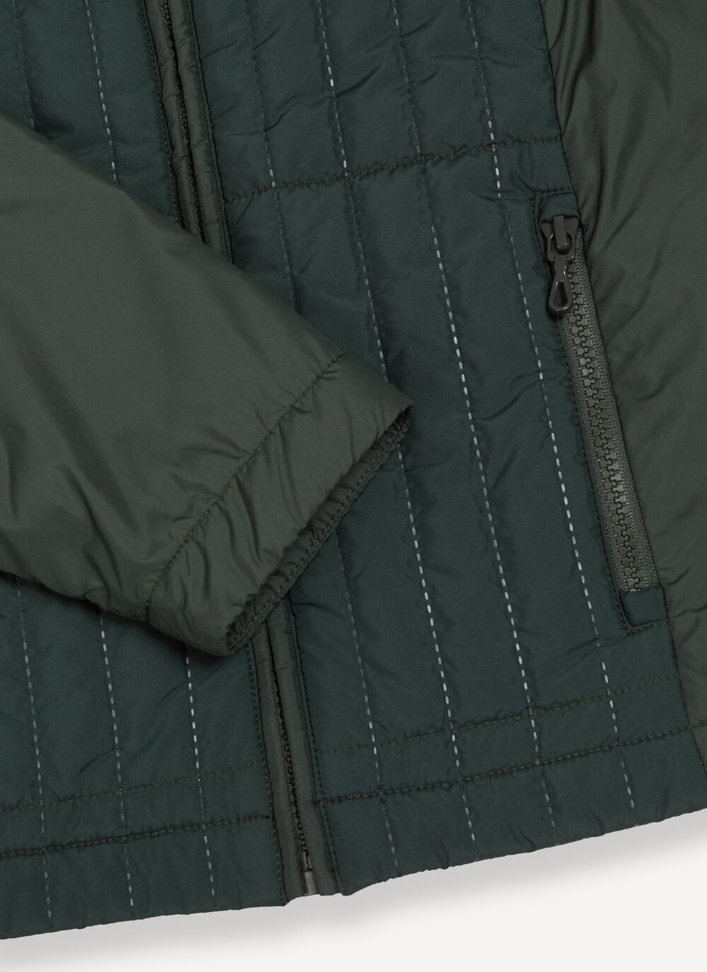 Biker jacket with wad padding image number 6