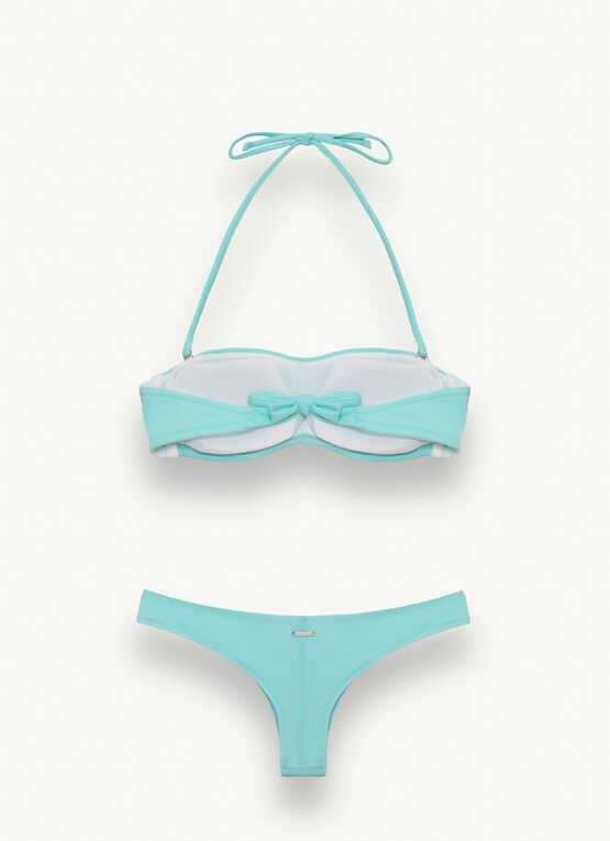 Bikini with removable shoulder straps