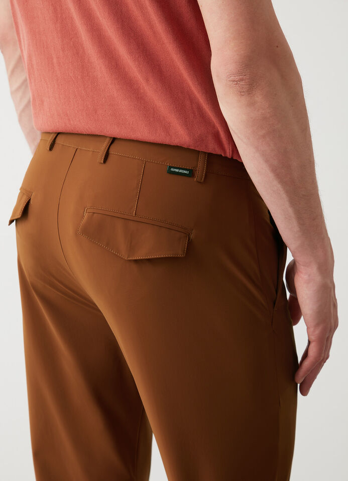 Easy care lightweight trousers with turn-ups image number 2