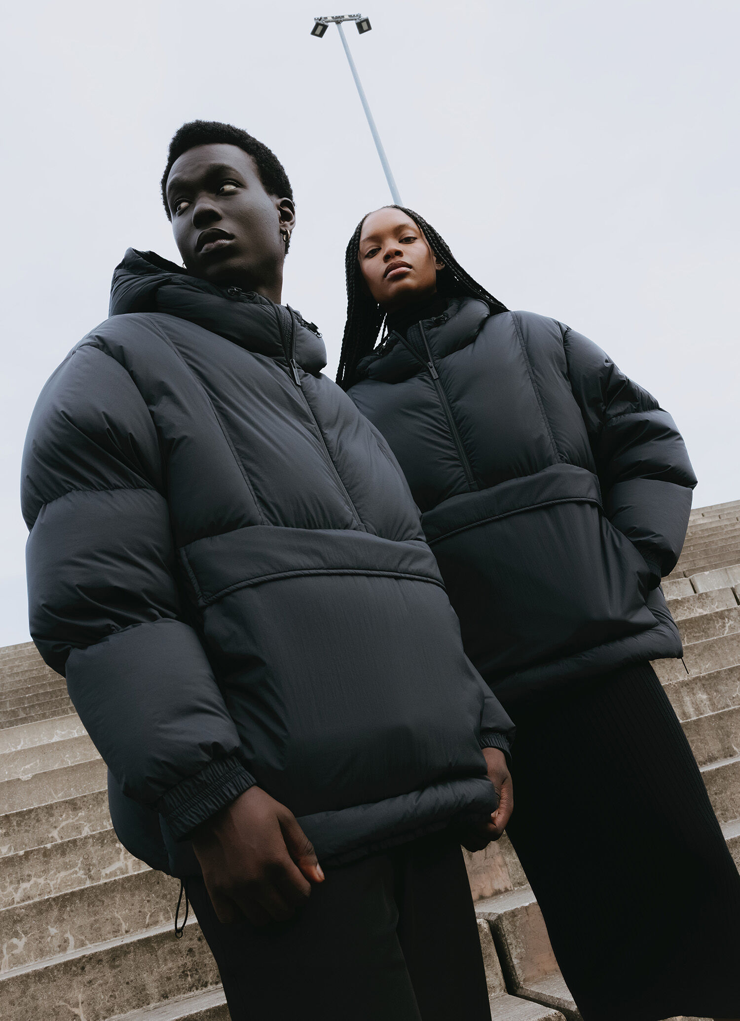 COLN 完売品　pray padded anorak ブラック Unisex padded anorak - BLACK | Colmar