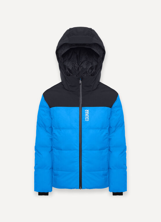 Puffy boy's ski jacket