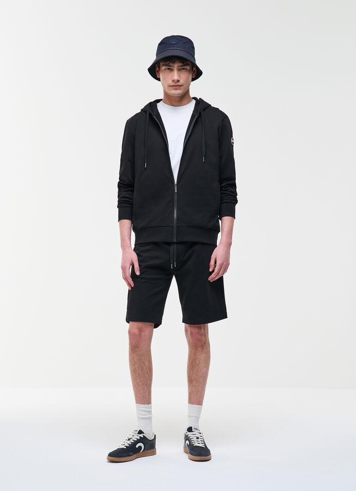 Full-zip hooded sweatshirt