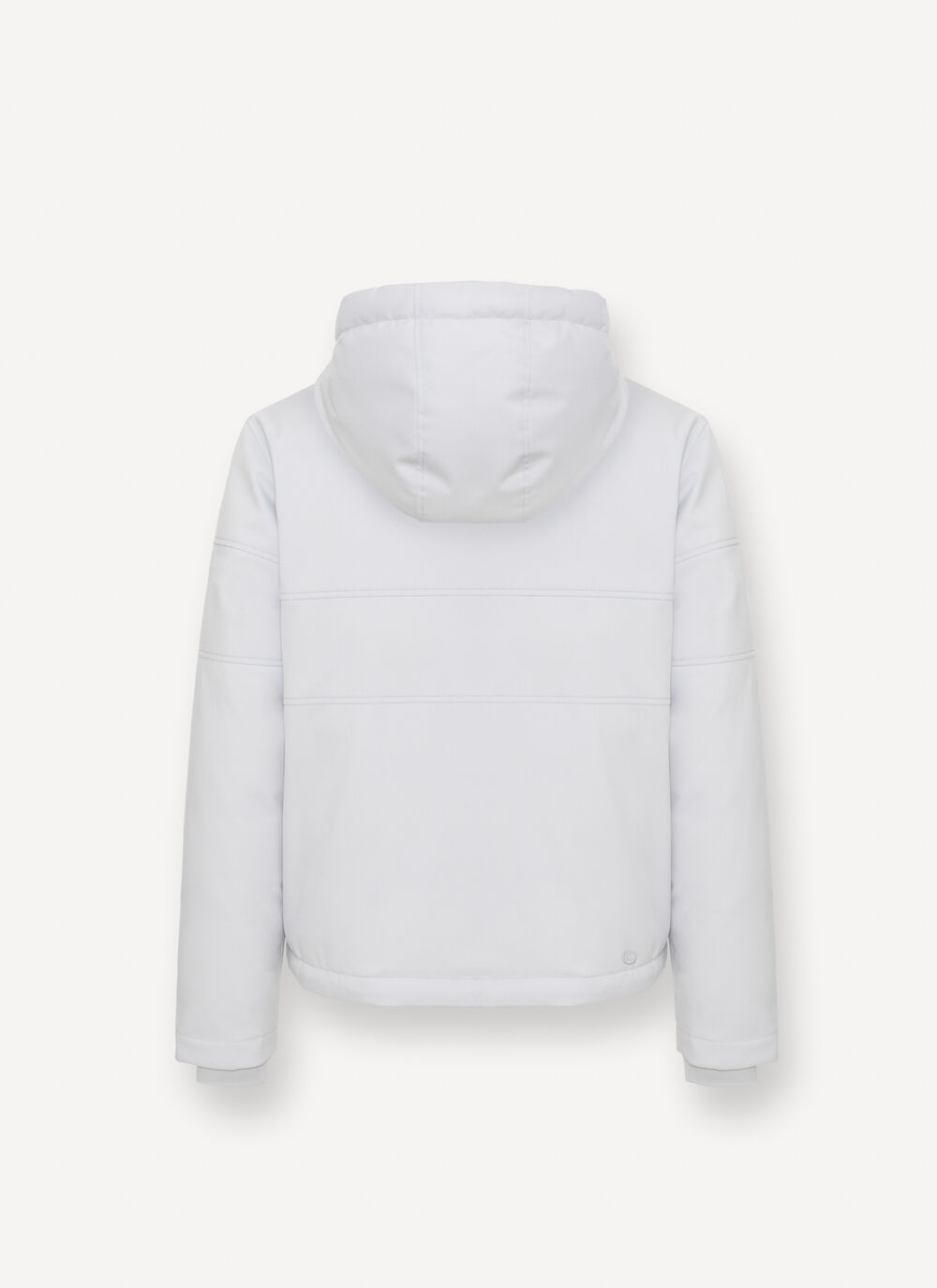 Twill down jacket with patch pockets image number 5