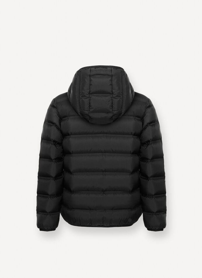 Down jacket with seamless quilting image number 4