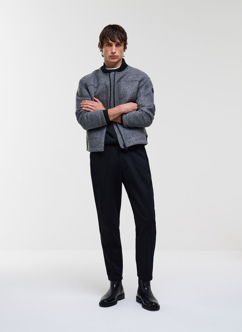 Classic cotton trousers image number 0