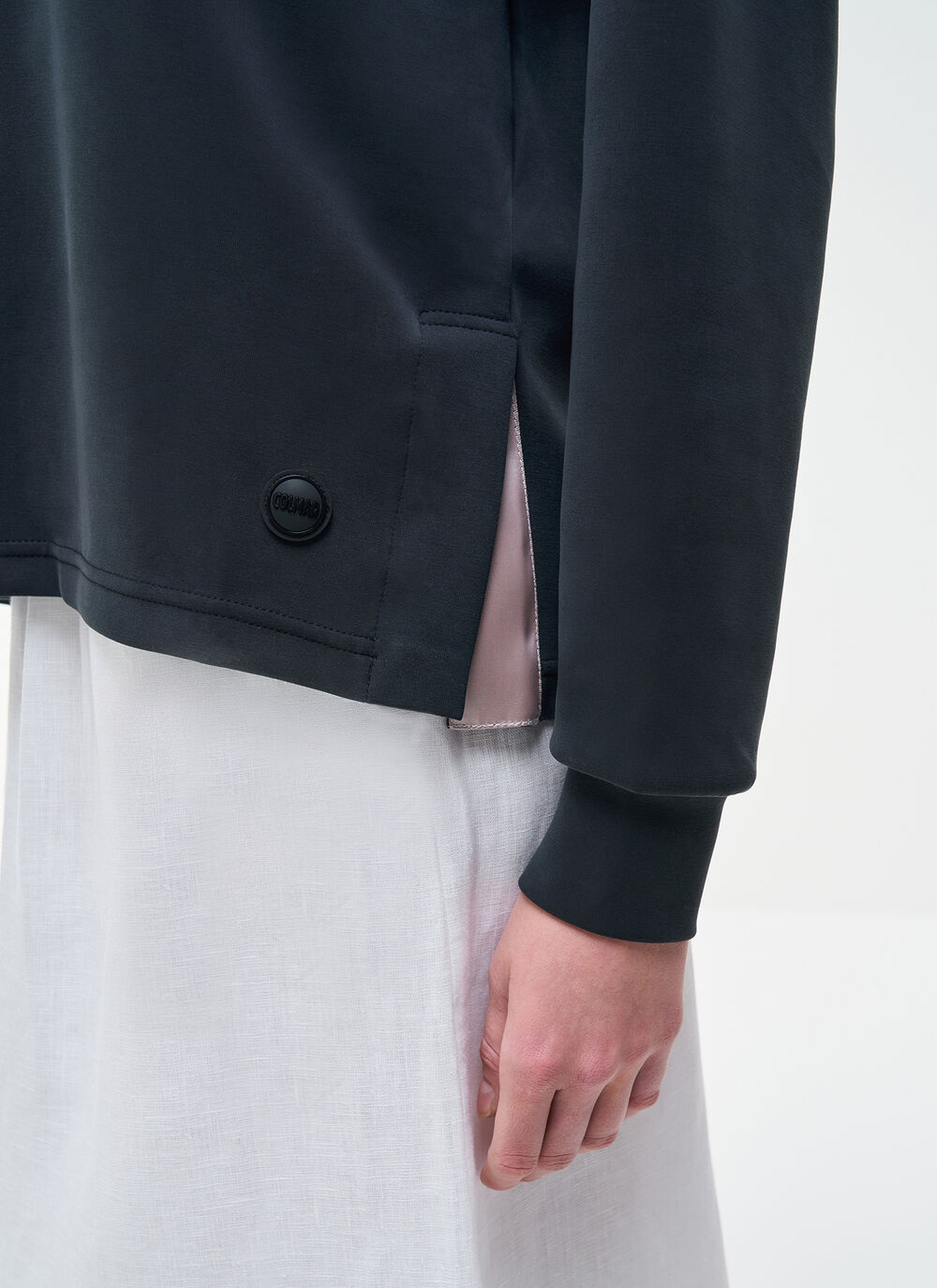 Sweatshirt with side slits image number 2