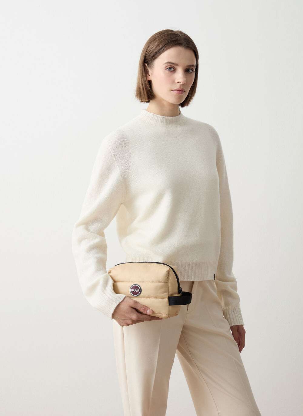 Unisex quilted clutch bag image number 0