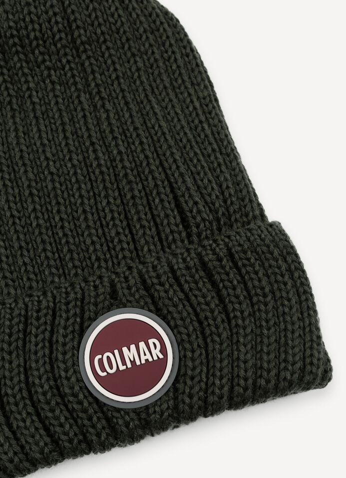 Unisex rib-knit hat with turn-up image number 4