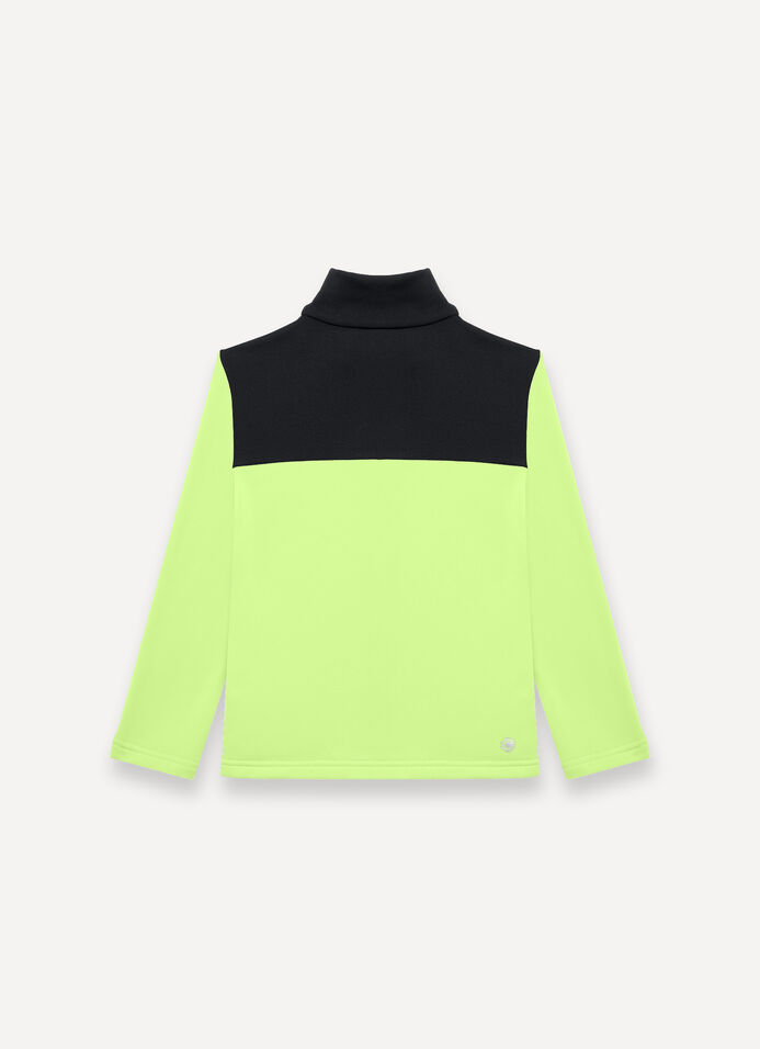 Zweifarbiges Ski-Fleeceshirt für Jungen image number 5