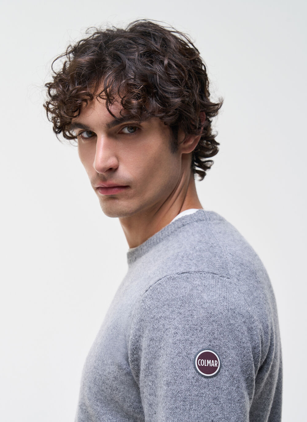 Pullover mit Logo aus Wolle
