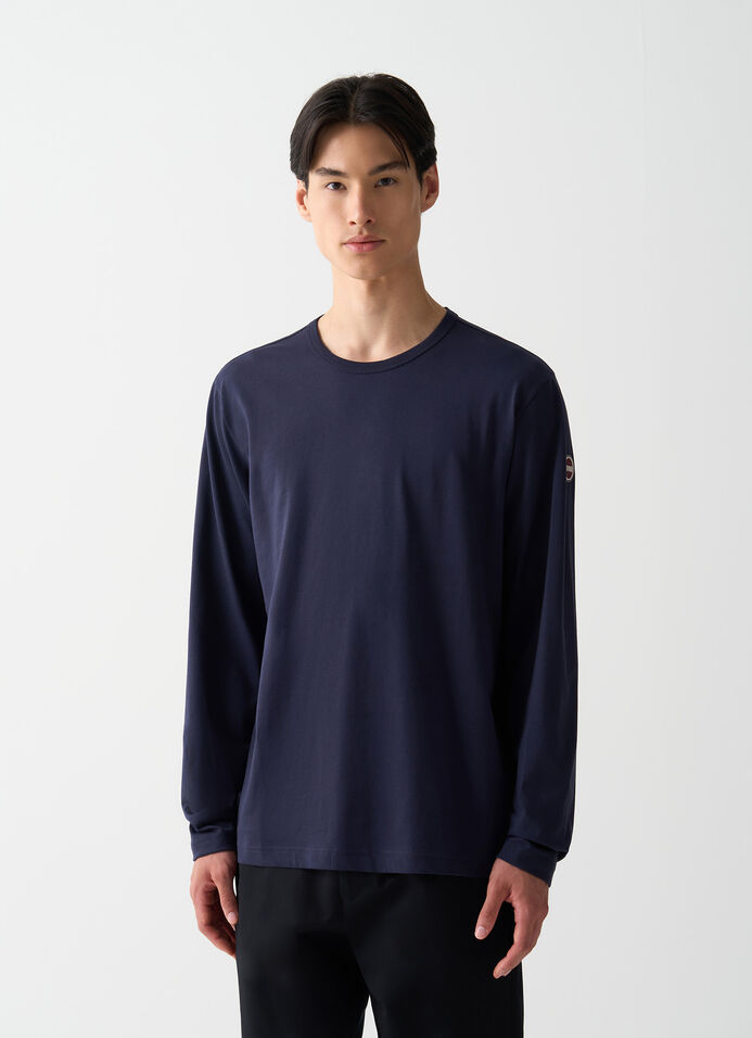 Long-sleeved cotton T-shirt image number 0