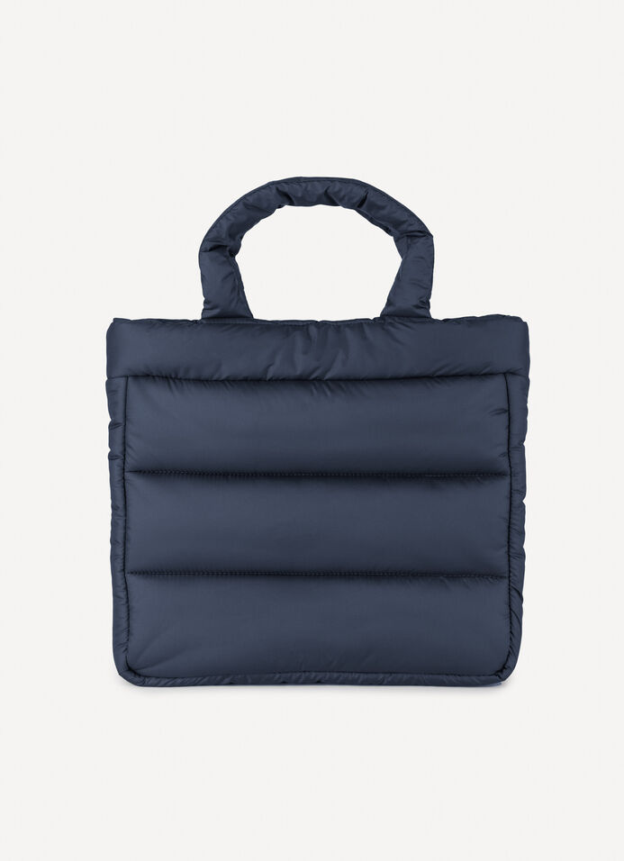 Borsa shopper trapuntata e imbottita image number 2