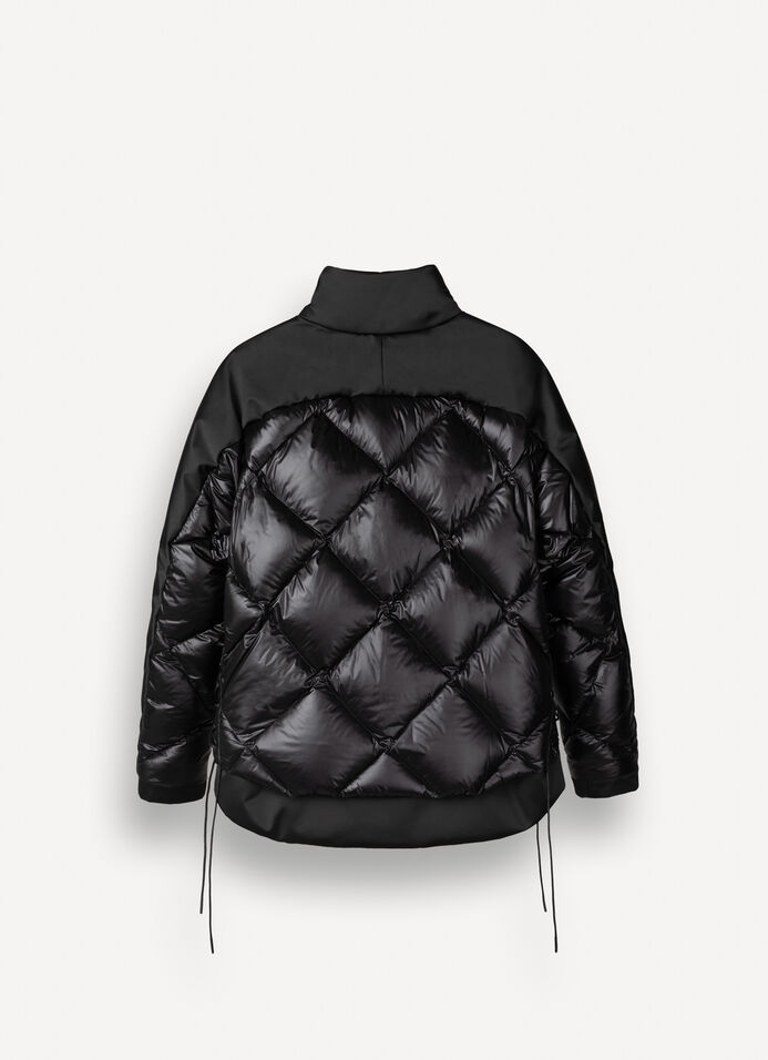 Down jacket with side lacing  image number 5