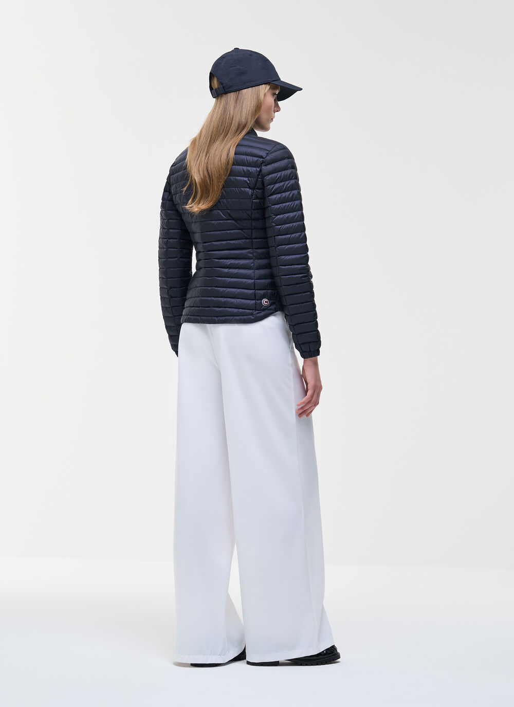 Light down jacket with flared hem image number 3