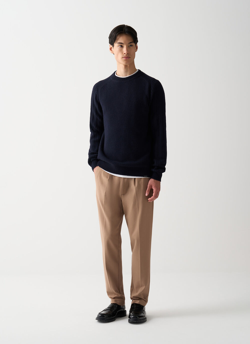 Rib-knit pullover image number 1