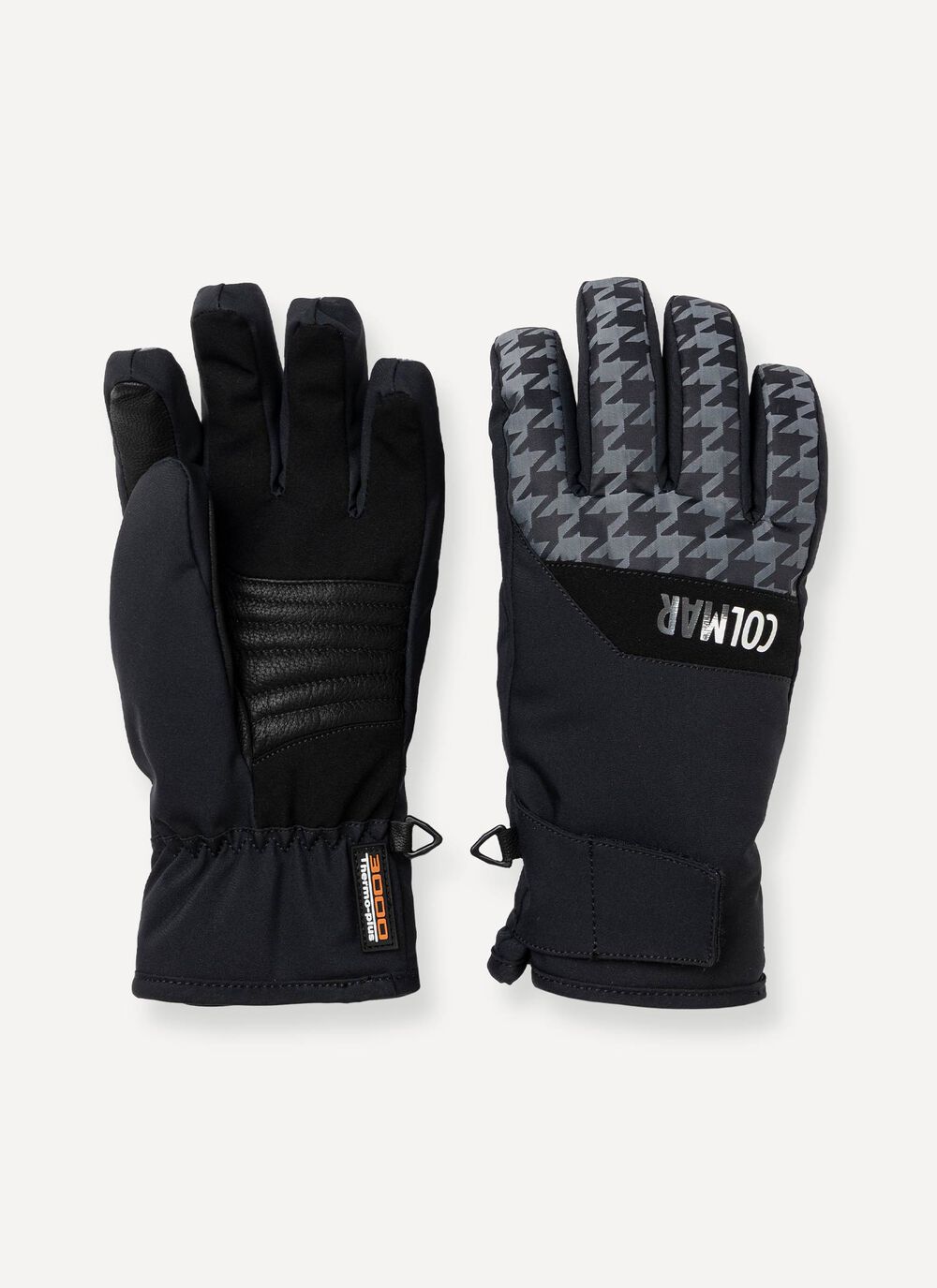Gants de ski pied-de-poule pour femme image number 0