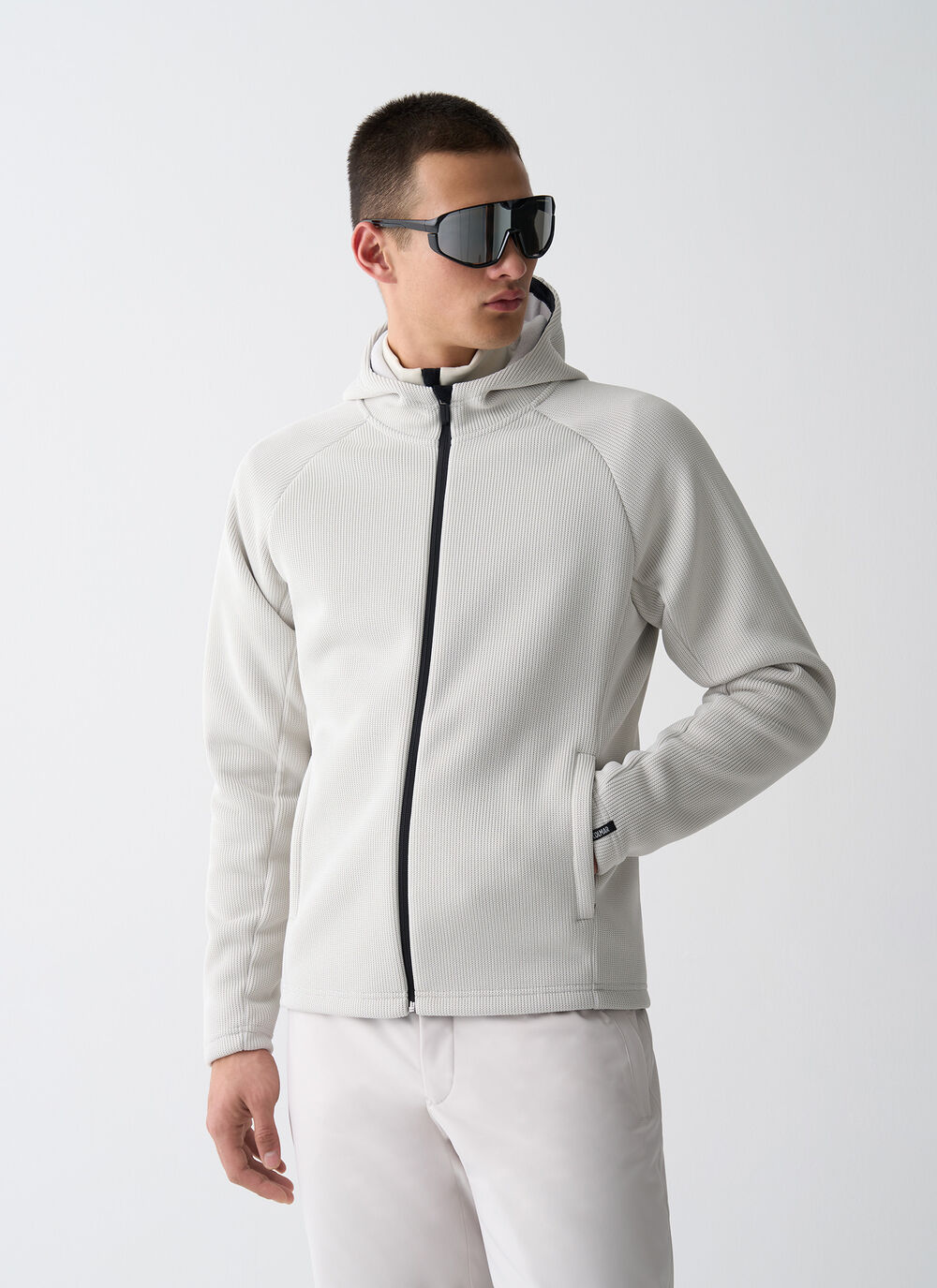 Knit fleece ski hoody image number 1