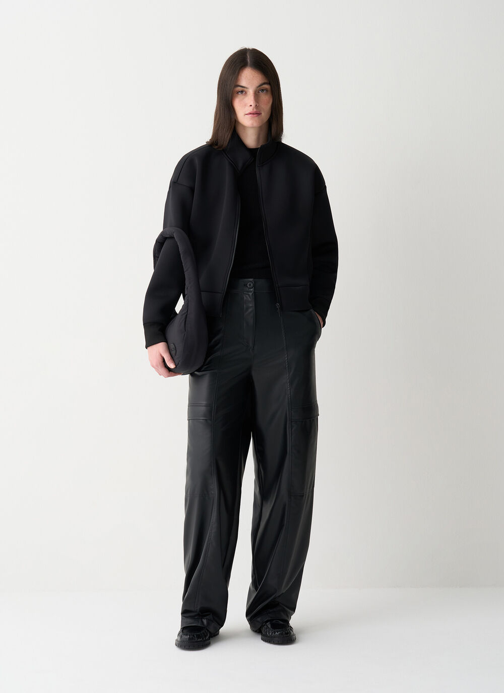 Relaxed-fit scuba sweatshirt image number 0