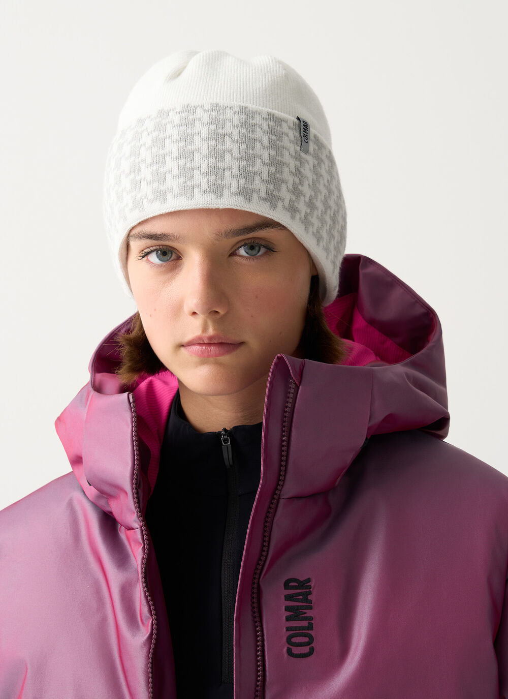 Women's houndstooth hat image number 0