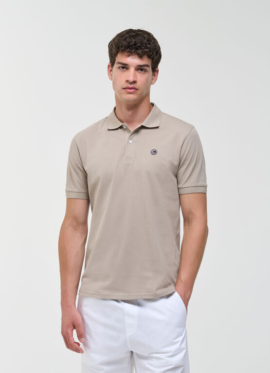 Polo en piqu&eacute; de coton