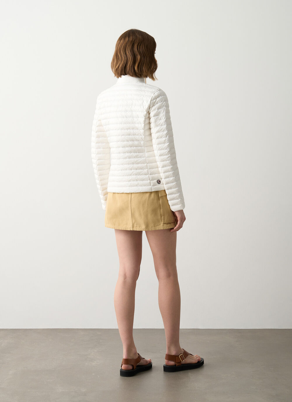 Padded collar down jacket image number 3