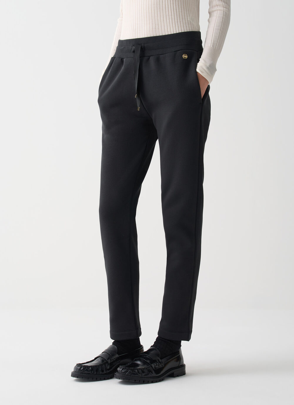 Tracksuit bottoms with drawstring image number 1