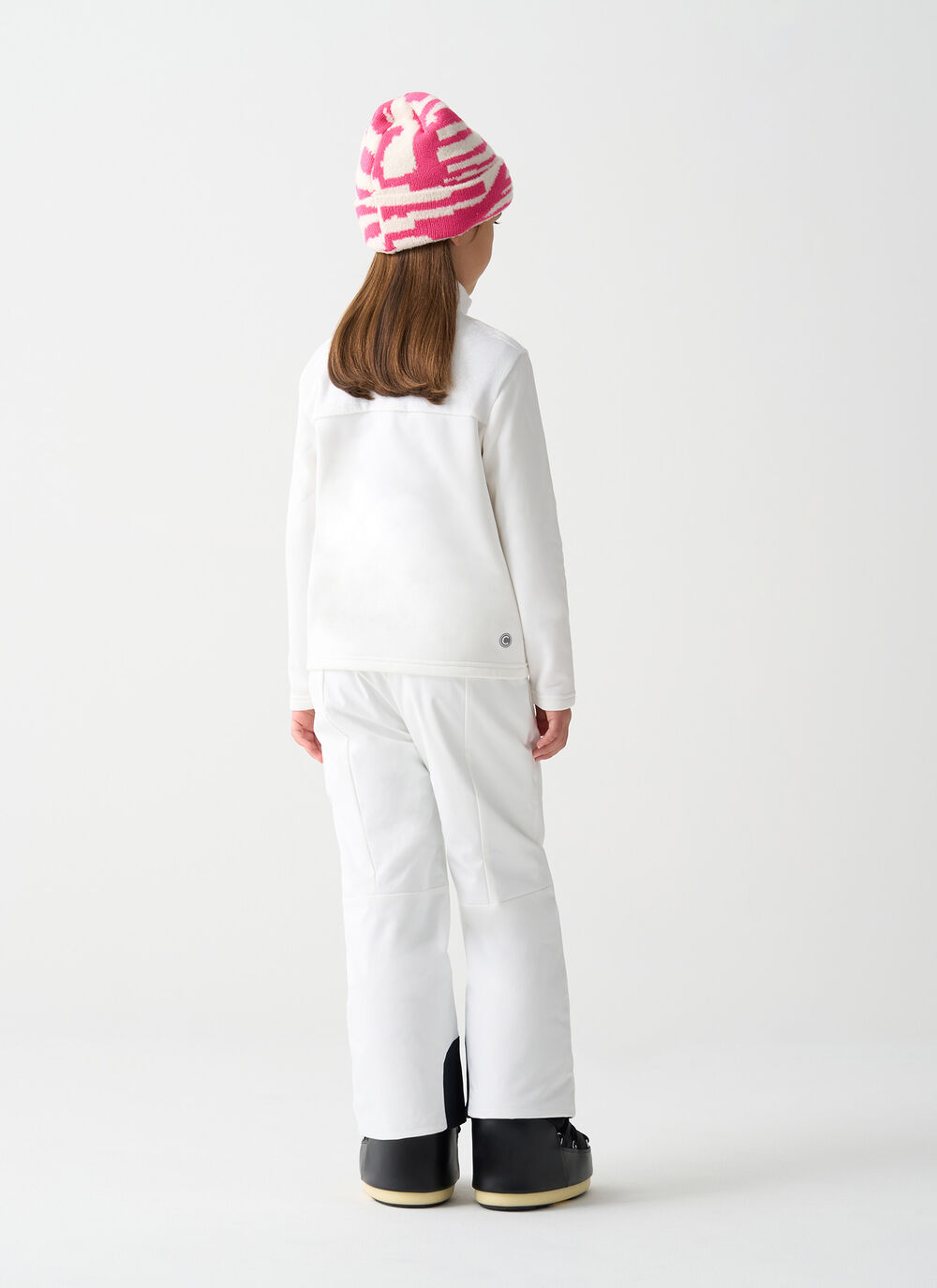 Girl's ski fleece with teddy insert image number 3