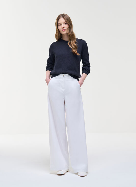 Lightweight M&eacute;lange Pullover