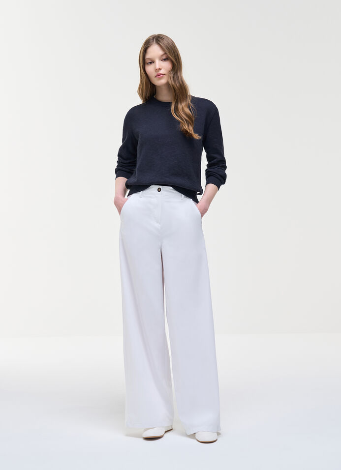 Lightweight M&eacute;lange Pullover