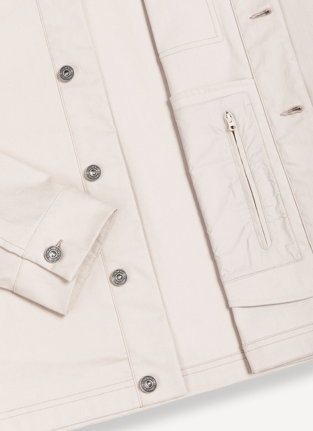 Denim shacket image number 7