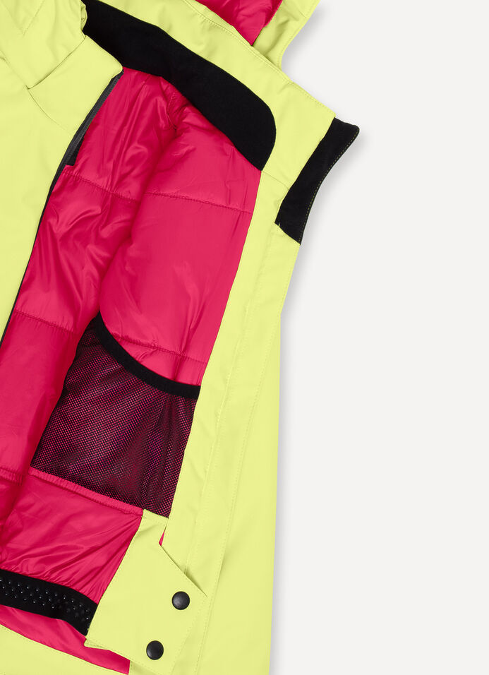 Girls’ colourblock ski jacket image number 5